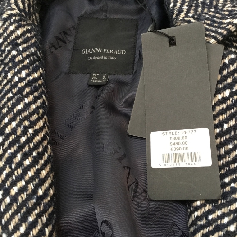 NWT $480 Gianni Feraud coat. - Picture 4 of 8